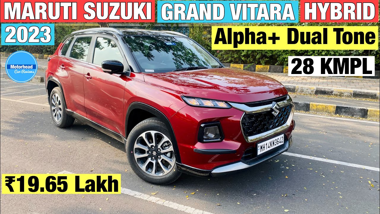 Maruti Suzuki Grand Vitara 2023 Alpha Plus Hybrid Top Model Review |2023 Grand Vitara Alpha+ Hybrid