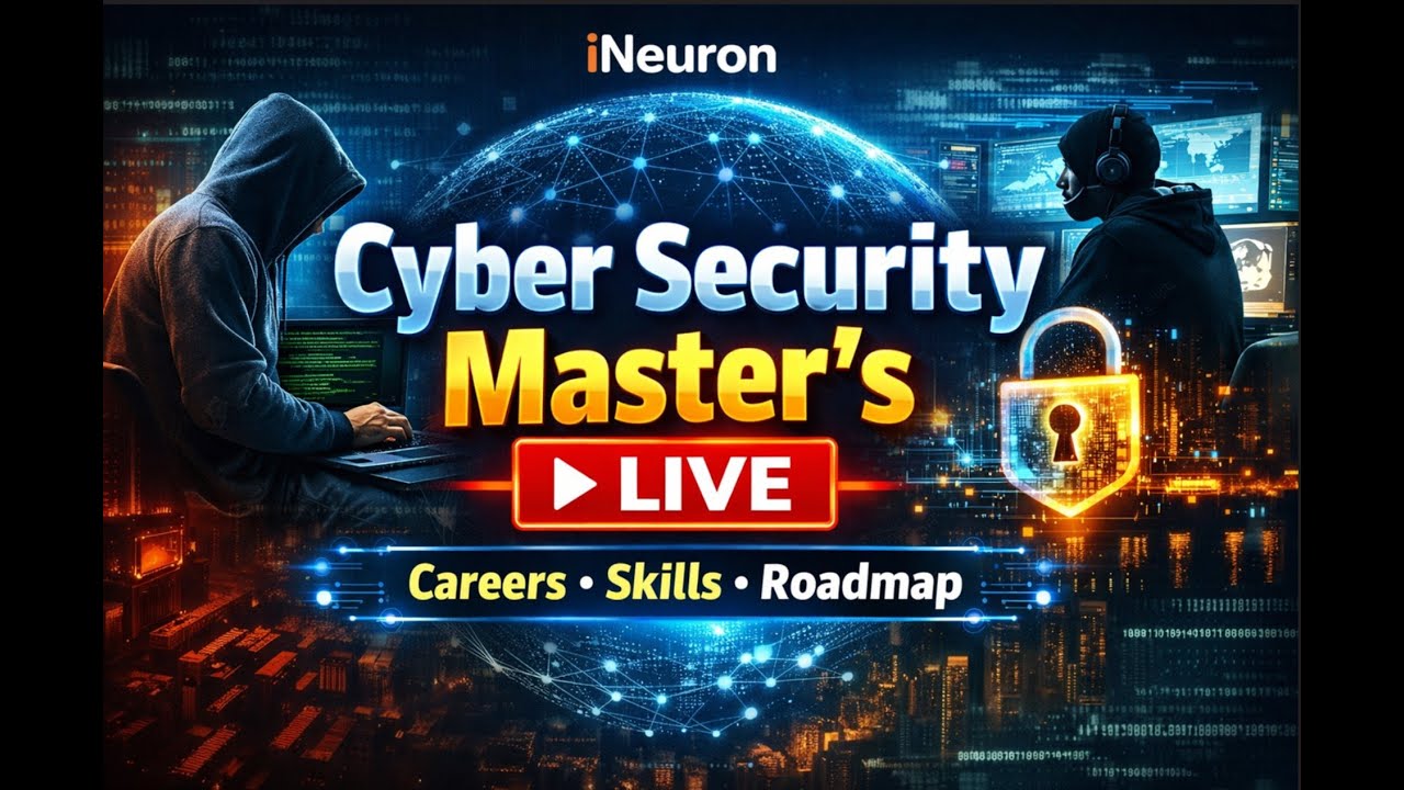 Cyber Security Master’s Live Stream and take your first step toward a high-demand career in ethical