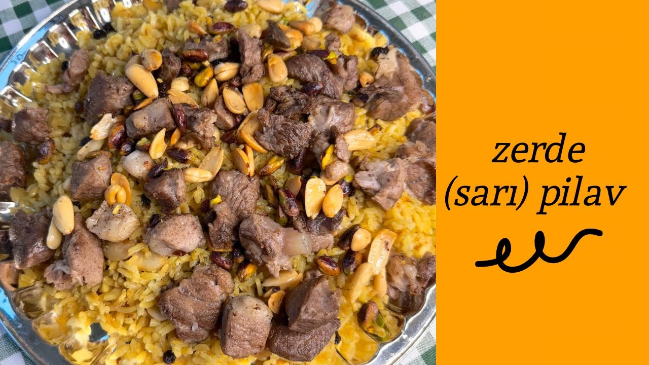 Şamlıurfa’nın meşhur pilavı zerde (sarı) pilav 🍃 Semra Yetim