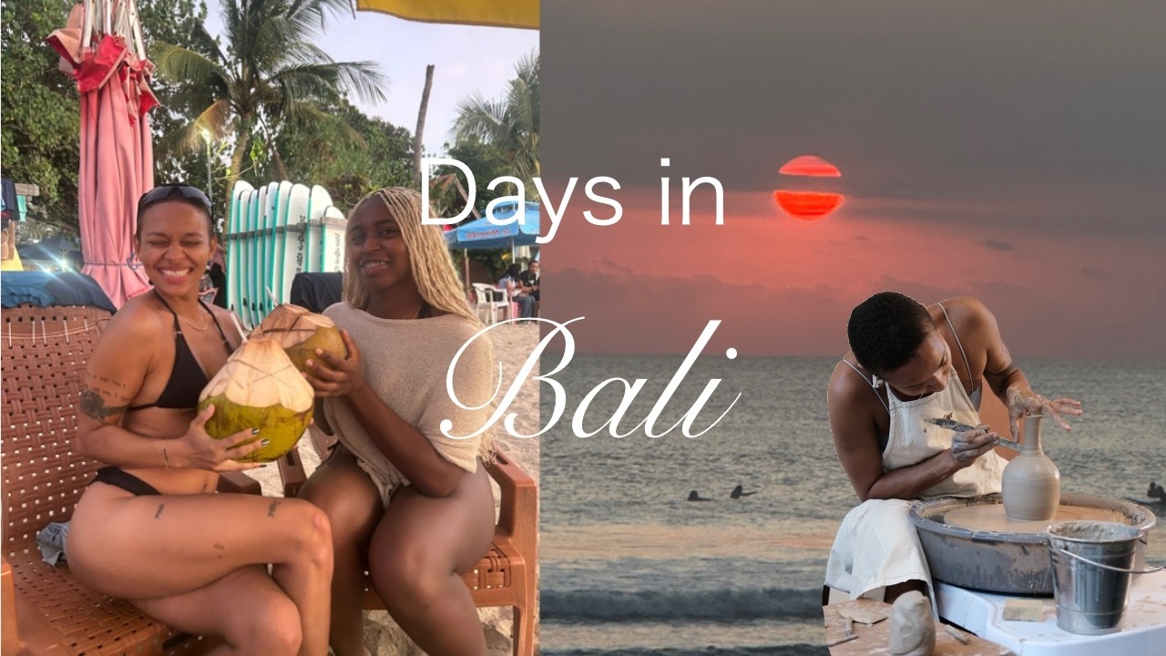 life in bali Ep. 2 | surfing, pottery class, and partying