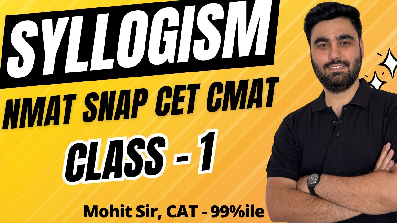 Syllogism Class 1 for NMAT SNAP CMAT CET | Complete Reasoning Class | Learn4Exam
