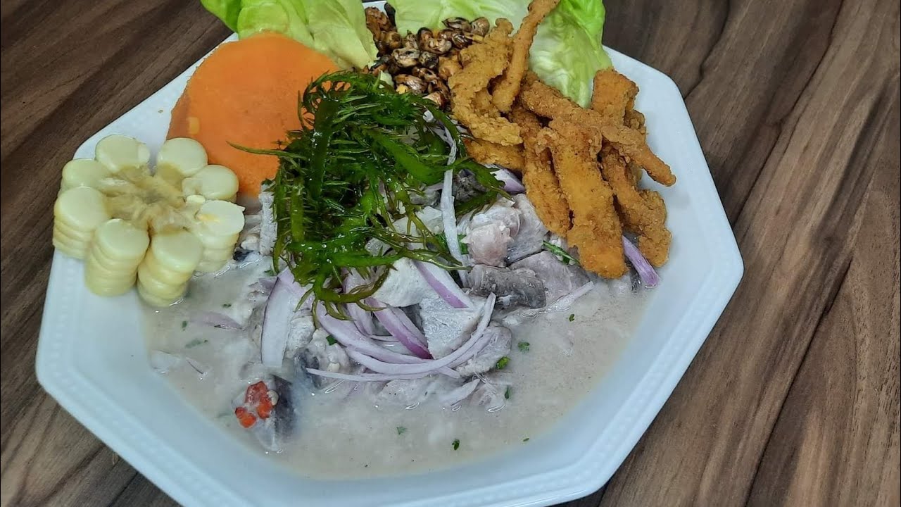 Ceviche de bonito y chicharrón de pota + secreto de cevicheria para ser jugoso | A comer en casa