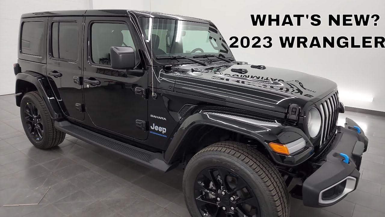 BRAND NEW 2023 JEEP WRANGLER SAHARA 4XE WHAT'S NEW? 4K WALKAROUND 23J6 SOLD!