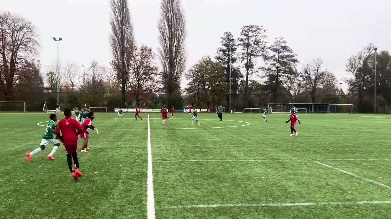 Real Sranang jo13-1🆚Fc Amsterdam jo13-2 (2 helft)