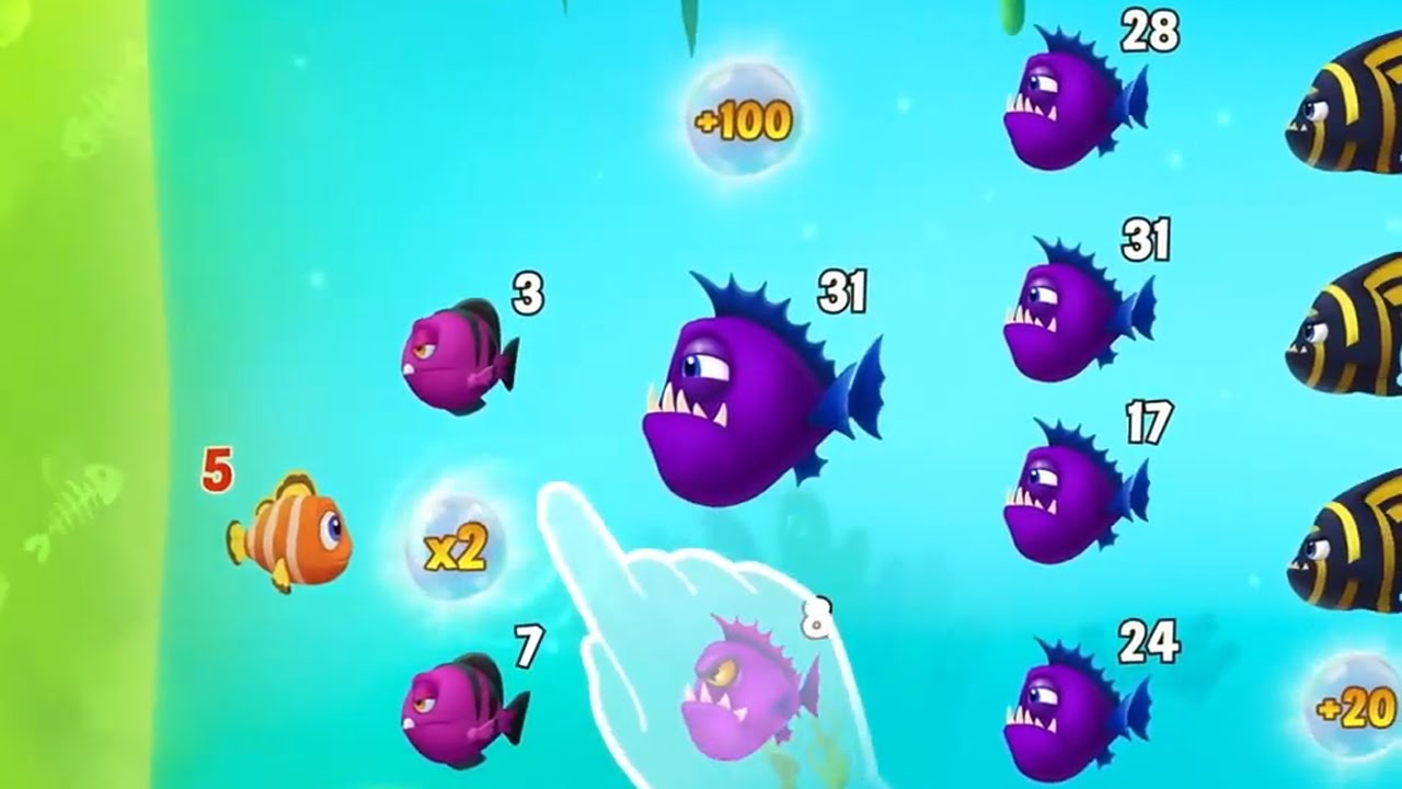 Fishdom ads, Help the Fish Collection 21 Puzzles Trailer Part 5