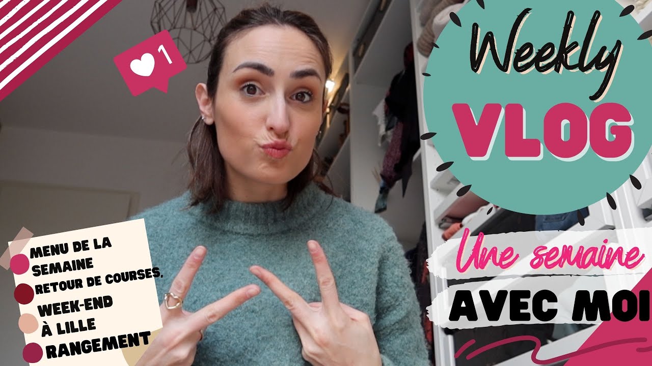 RETOUR DE COURSES, MENU DE LA SEMAINE, RANGEMENTS: WEEKLY VLOG I Une semaine avec moi I Miss Suzette