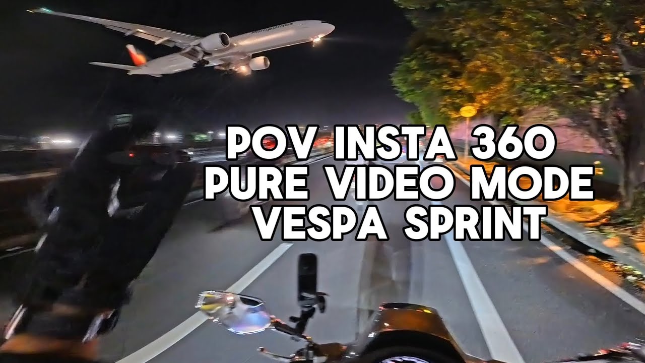 INSTA 360 PURE VIDEO MODE I VESPA SPRINT FUEL CONSUMPTION