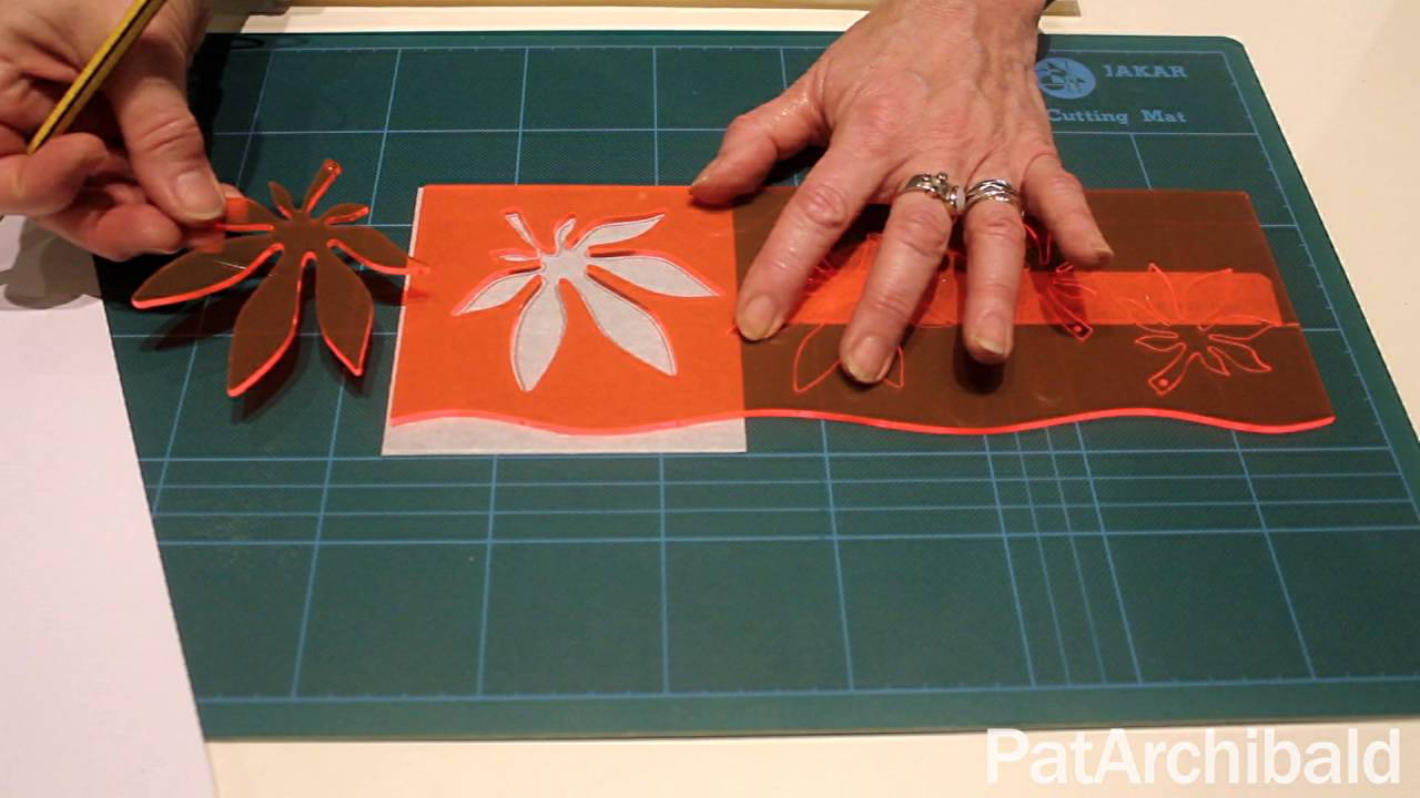 BondaWeb Applique using Transformer Templates