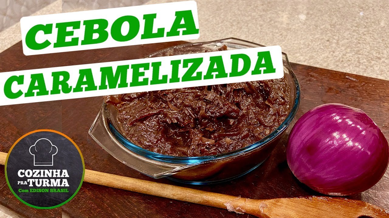 Como Fazer Cebola Caramelizada de Pub