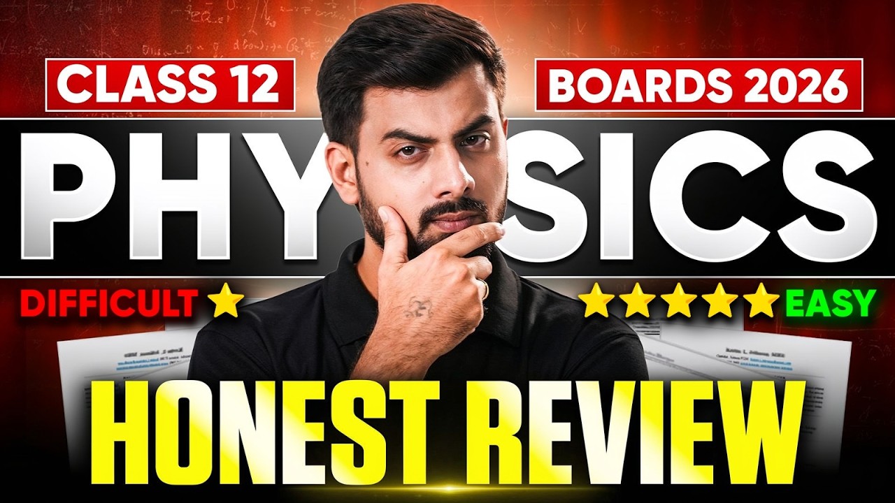 CBSE Class 12 Physics 2026 Paper😱 | Honest Students Reaction | Tushar Patel