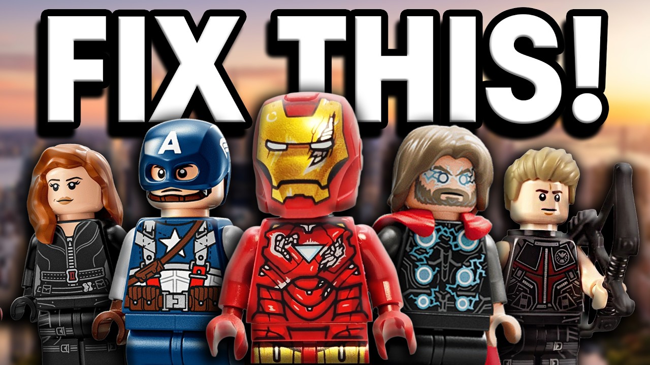 Фигурки LEGO Мстителей сломаны (One Piece их починит)