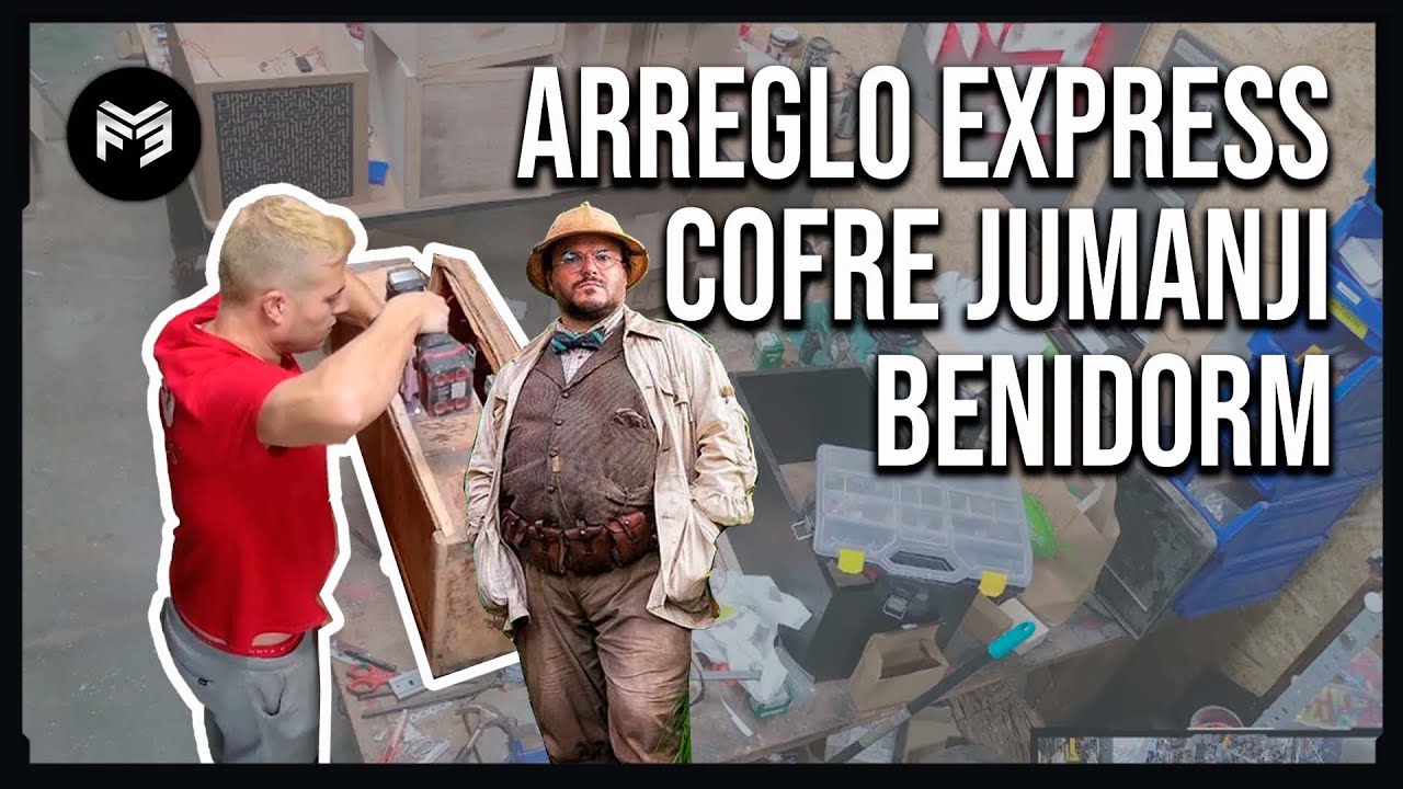 ARREGLO EXPRESS para el COFRE de JUMANJI en nuestra ESCAPE ROOM de BENIDORM 🛠️