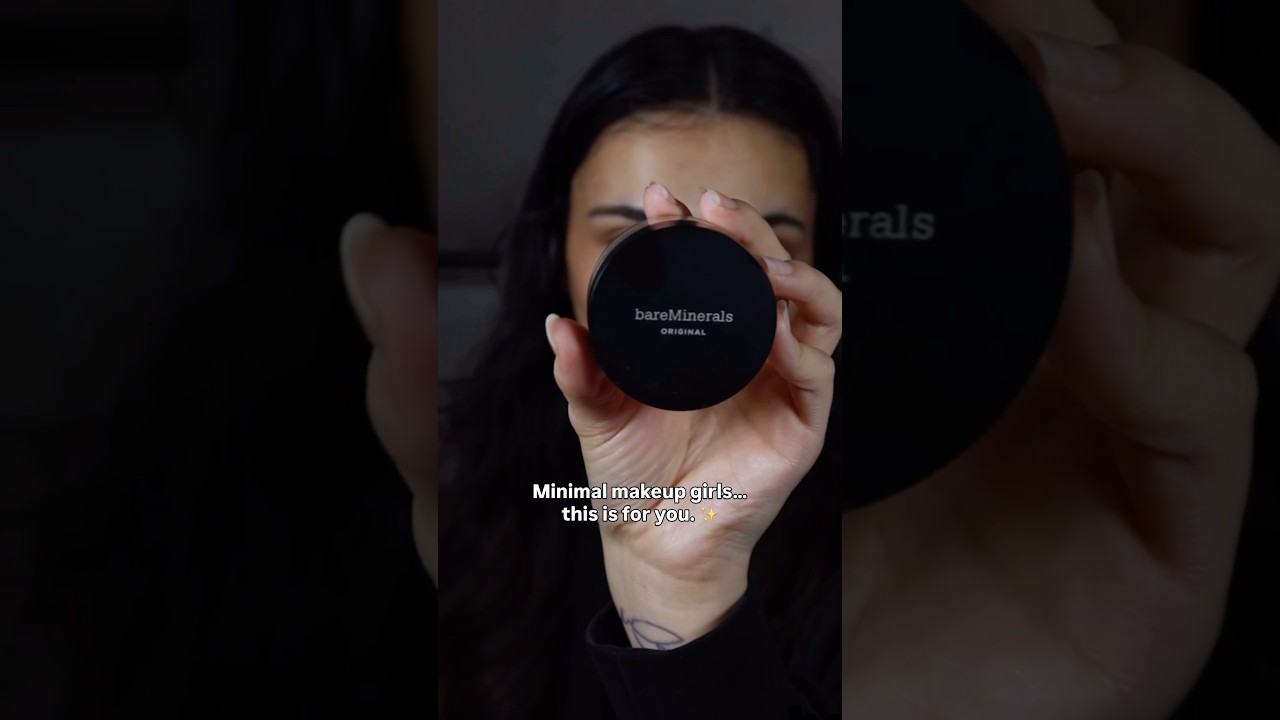 This viral powder foundation ACTUALLY made my skin better ✨ #bareminerals #foundation #makeupreview