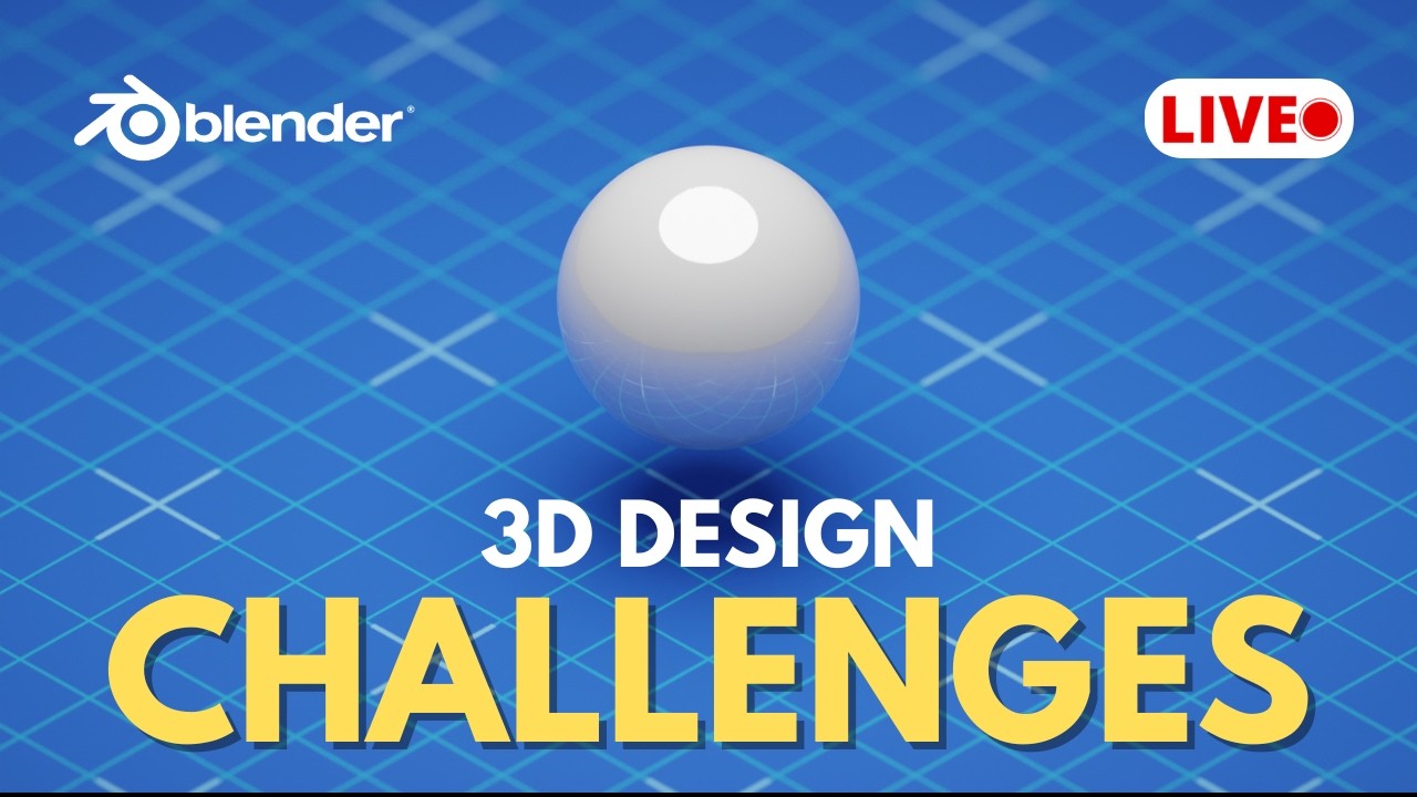 Blender 3D - LIVE User Challenges