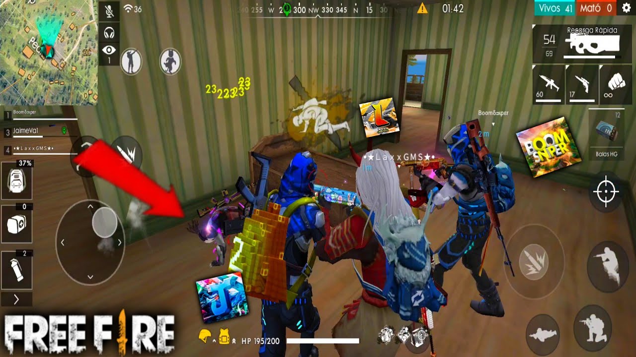 TODO PARECÍA PERFECTO PERO MI AMIGÓ LO ARRUINO TODO! | FREE FIRE con Boomsniper y LaxxGMS