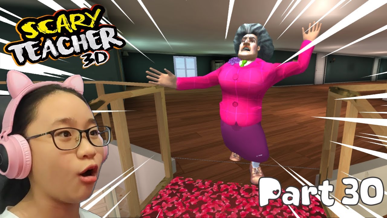 Scary Teacher 3D New Levels 2021 - Part 30 - Catwalk Catastrophe Walkthrough!!!