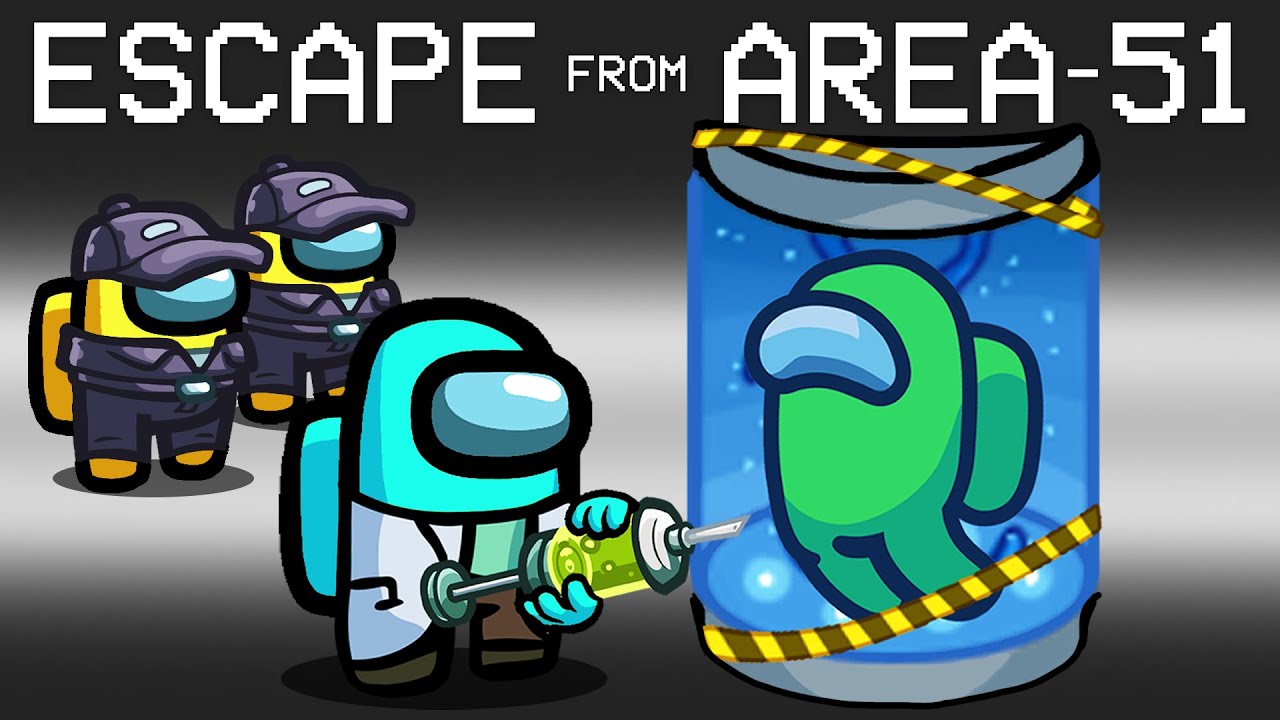 Escape From AREA-51 Mod in Among Us