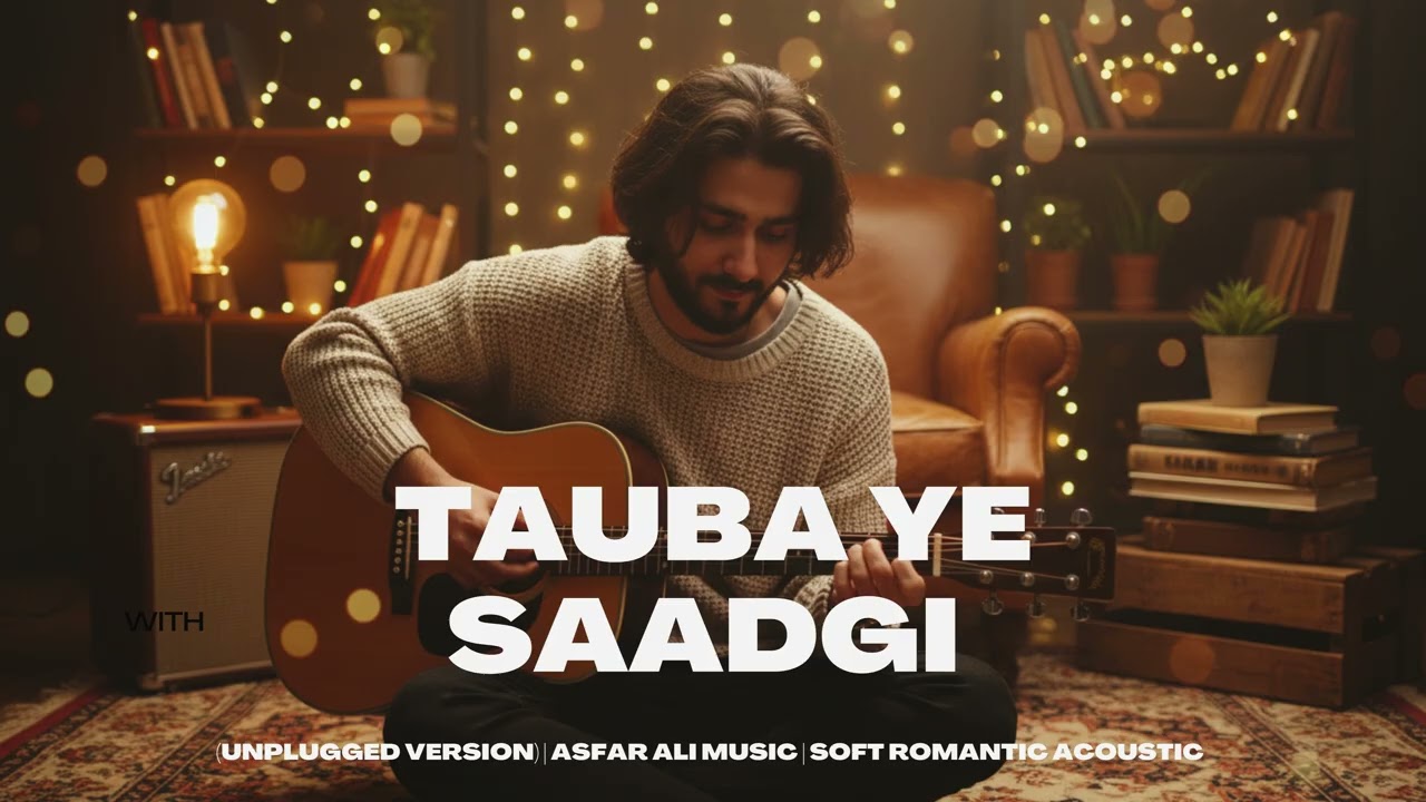 Tauba Ye Saadgi (Unplugged Version) | Asfar Ali Music | Soft Romantic Acoustic