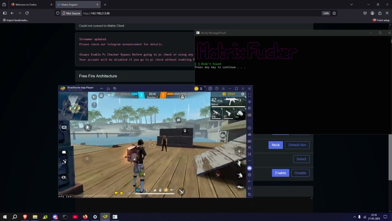 Matrix Regedit Streamer Bypassed This Trash PC Checking Tool @MatrixRegeditOfficial