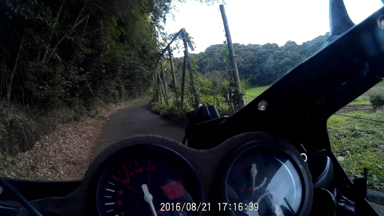 都道（吐道）155号線　狭隘区間をバイクで通ってみた