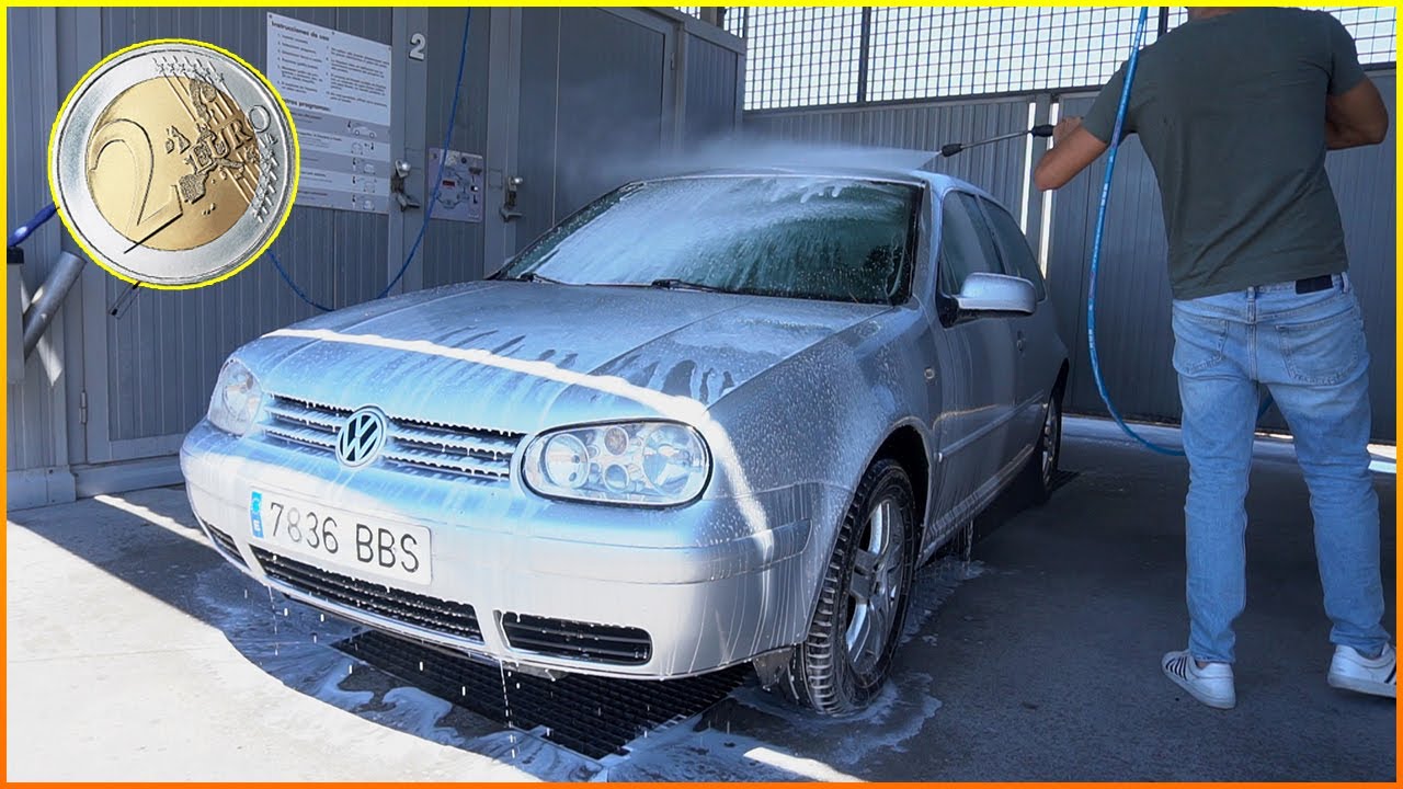 Cómo LAVAR tu coche por SOLO 2 EUROS