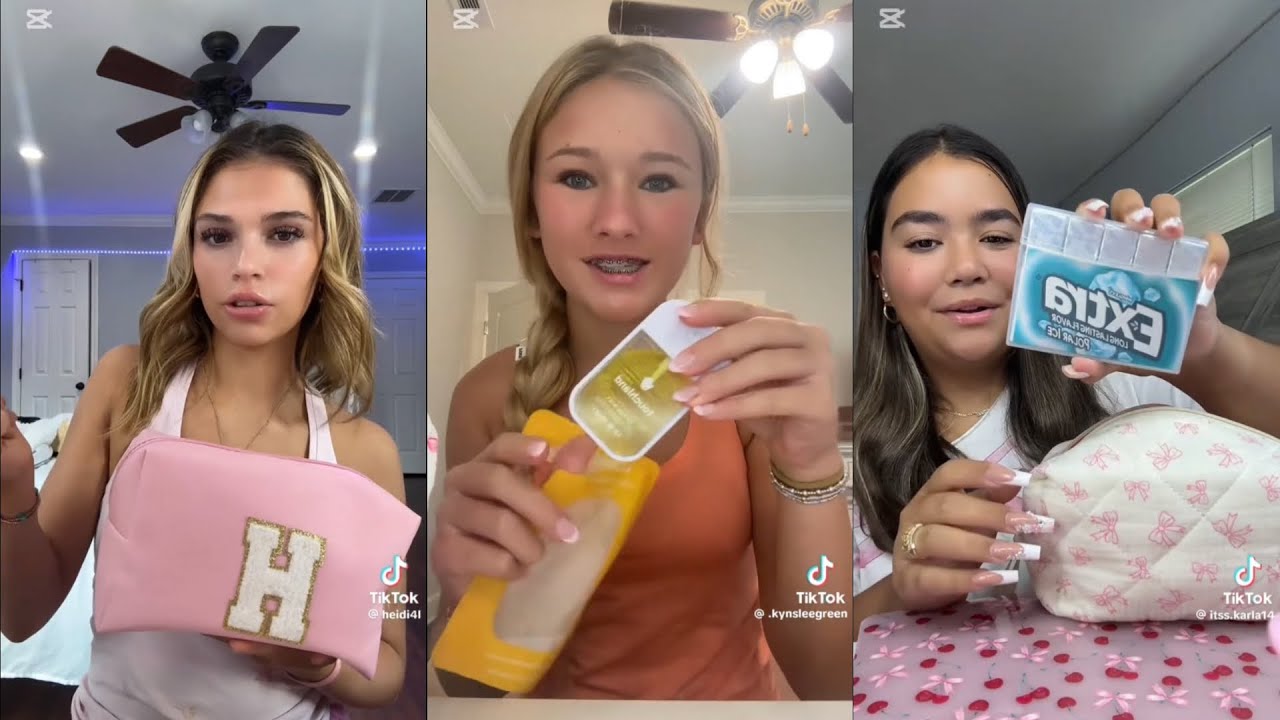 "What’s in My Emergency Kit for School 🎒✨ TikTok Viral Compilation"