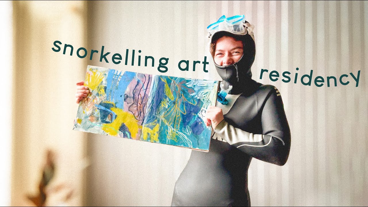Snorkelling Artist Residency Vlog, Scotland | part 1