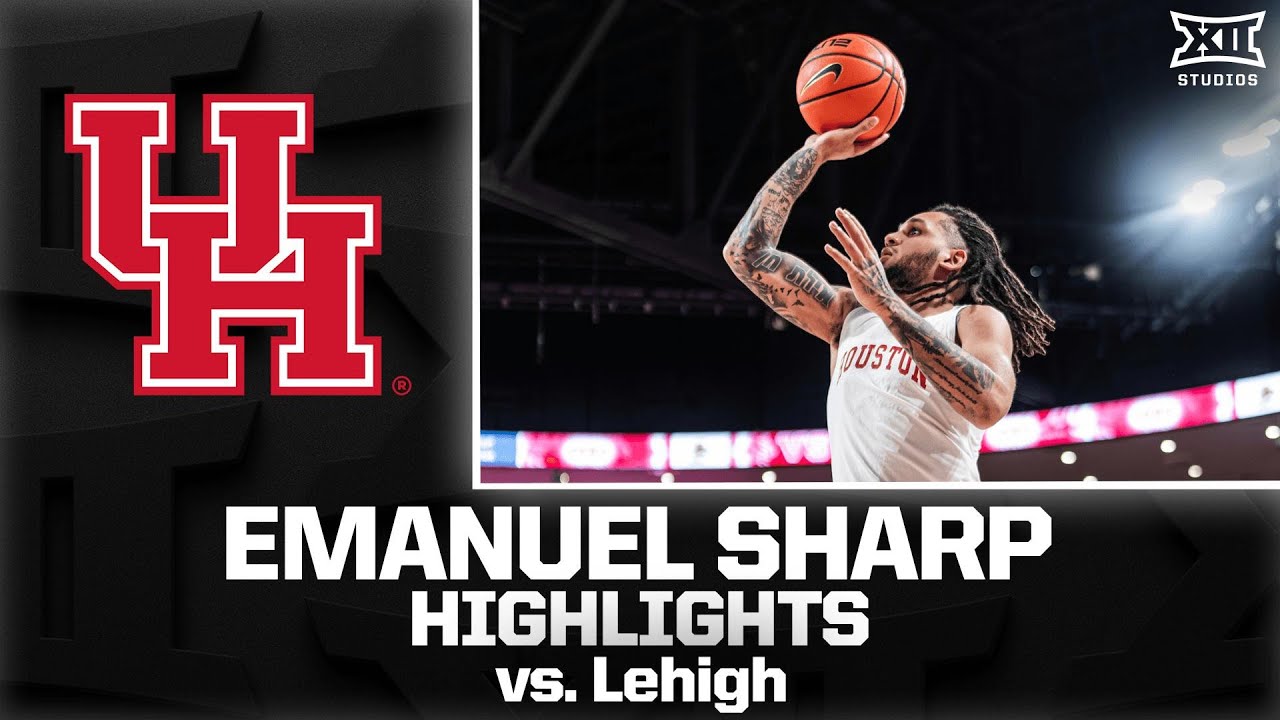 Emanuel Sharp Starts the Season HOT vs. Lehigh | 2025-26 Big 12 Basketball