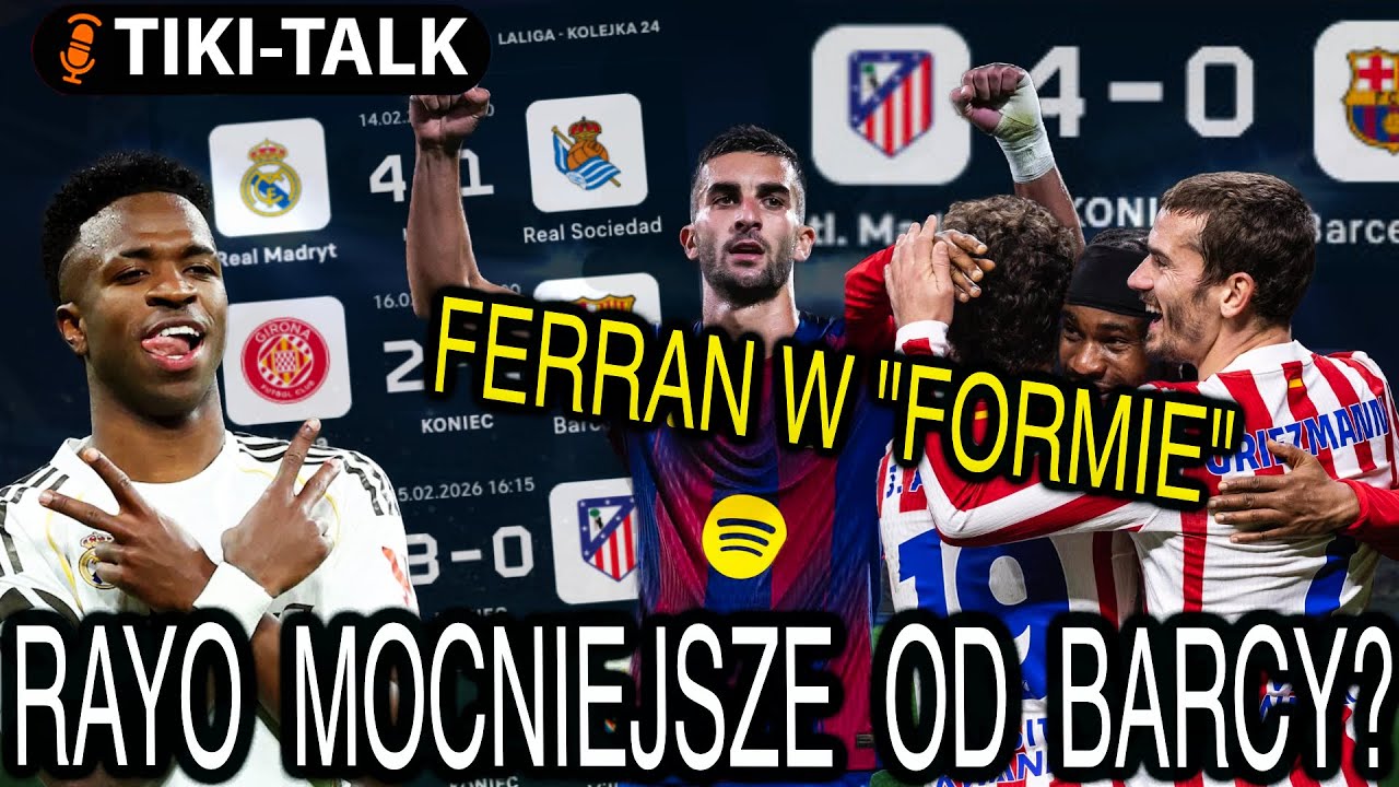 ZMIANA na POZYCJI LIDERA! Rayo lepsze od Atletico. Tiki-Talk odc. 20