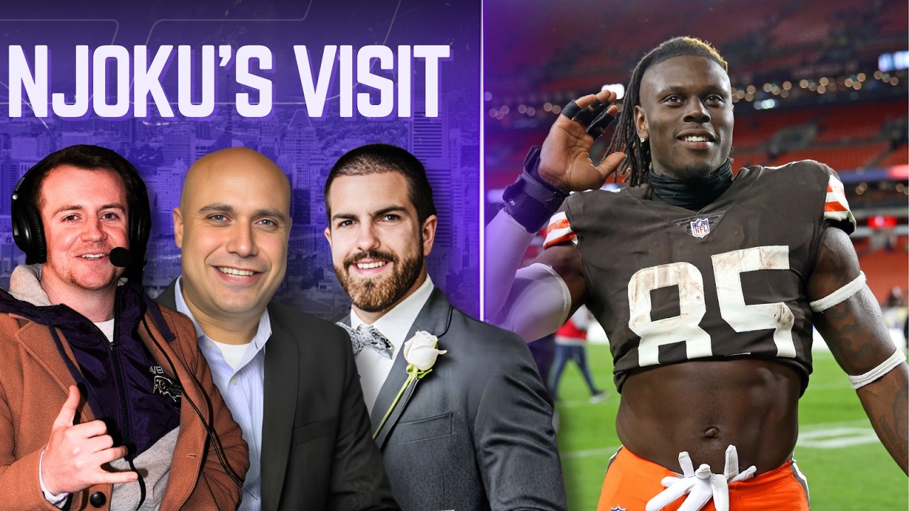 Inside David Njoku's Visit with the Ravens