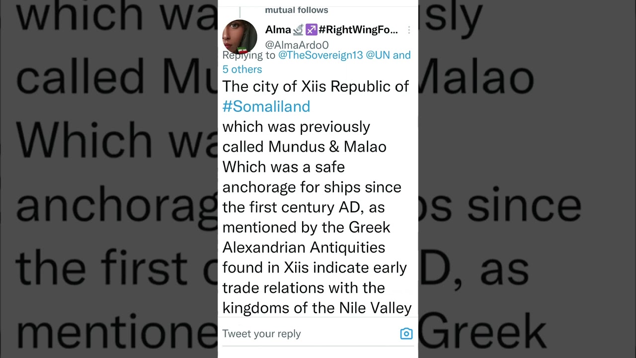 The city of Xiis Republic of #Somaliland Was A Safe anchorage for ships since the first century AD.