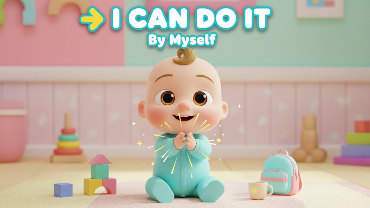 I Can Do It by Myself! – Nursery Rhyme, Toddler Independence, and Self-Help Skills with Zuzu