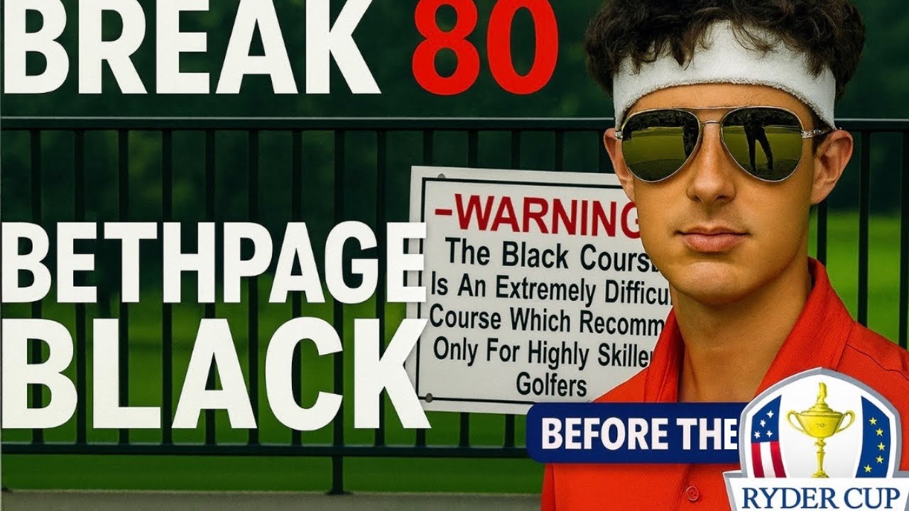Can a Scratch Golfer Break 80 at Bethpage Black from the Tips Before the Ryder Cup?