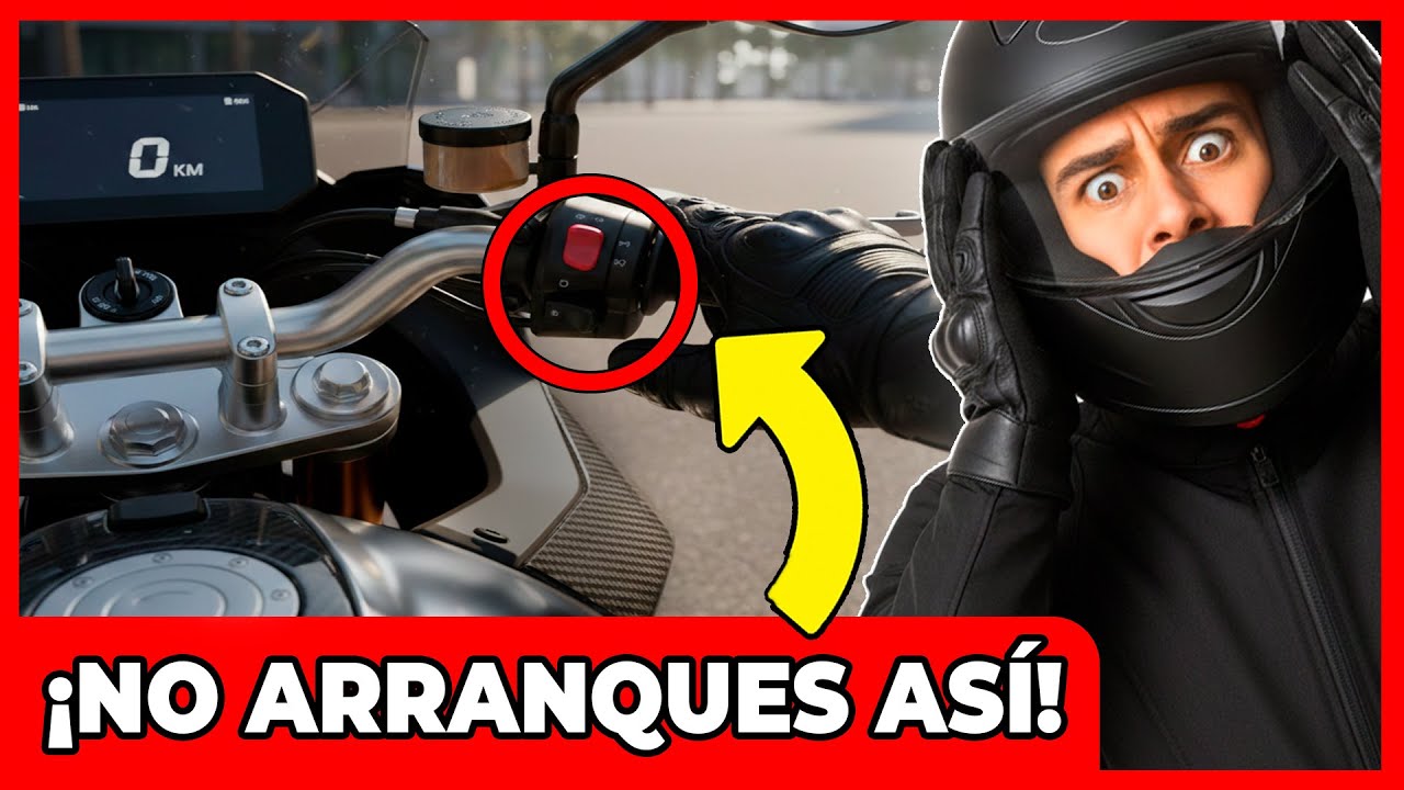 Los 5 ERRORES al Arrancar tu MOTO que Debes ELIMINAR (Y El ÚLTIMO es el más PELIGROSO)