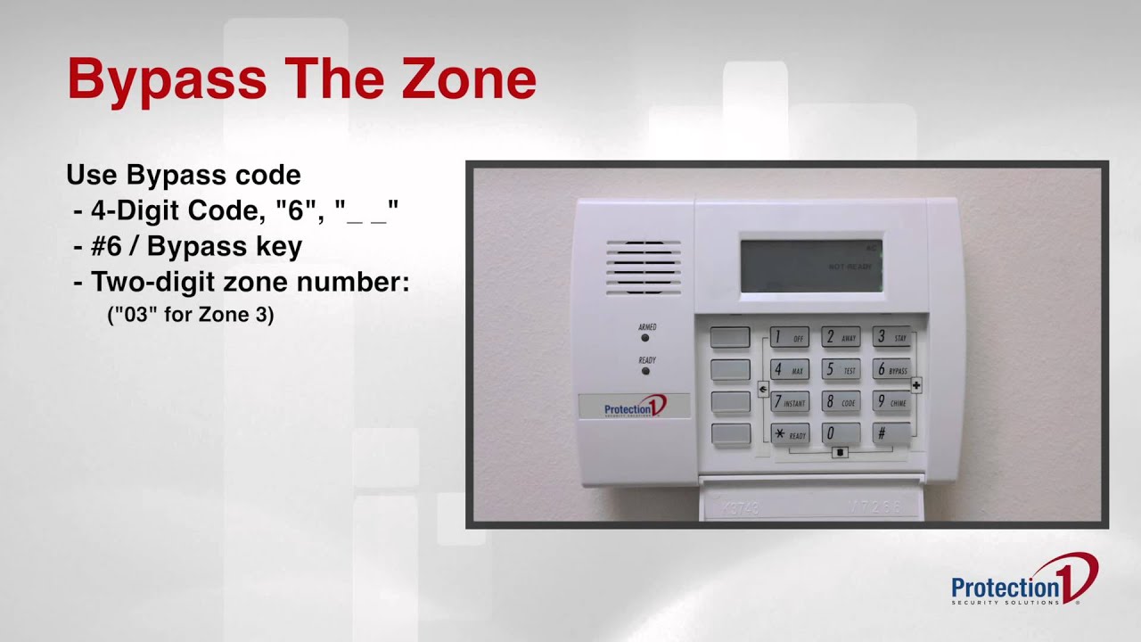 How to Bypass a Zone on Your Honeywell Alarm System