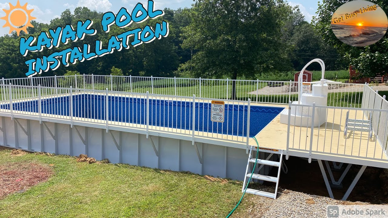 Kayak Pool Installation 2021