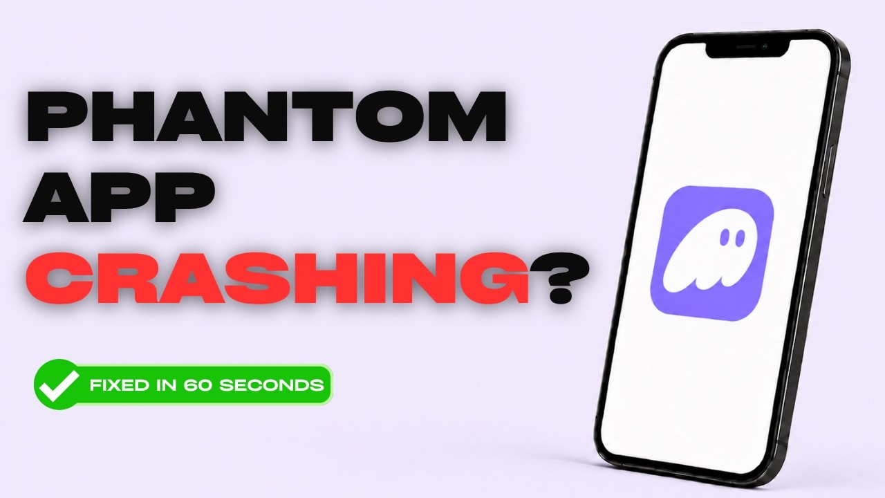 How to Fix Phantom Wallet App Not Opening or Crashing on iPhone (2026 Fix)