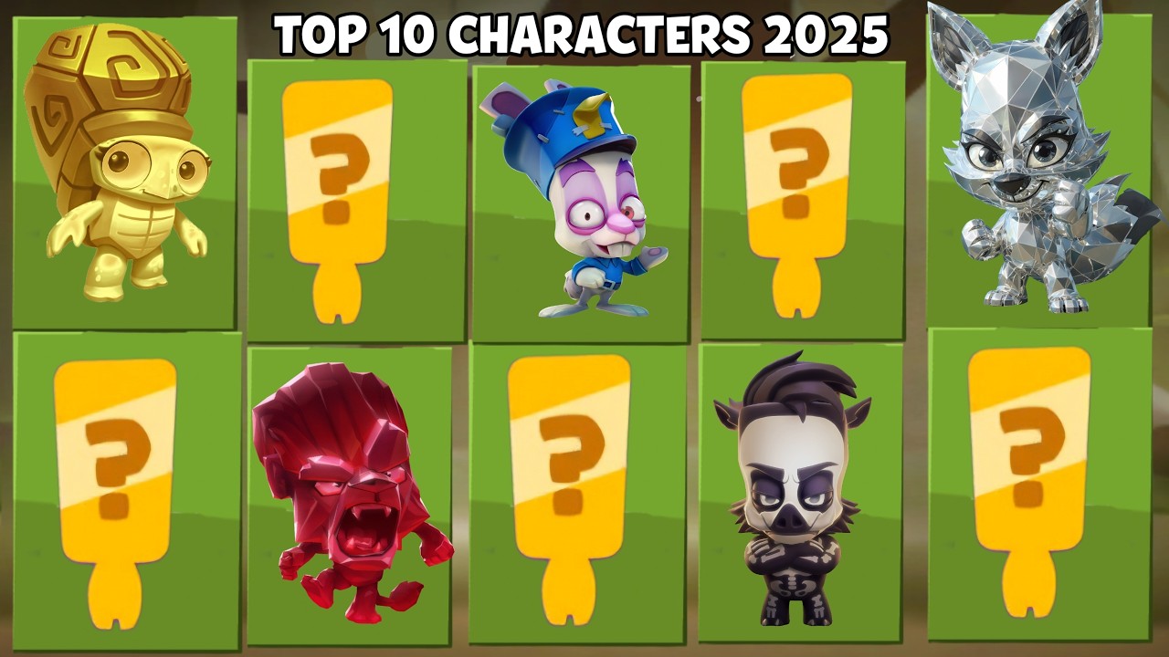 Top 10 Character of the Year 2025 🤔 | Zooba