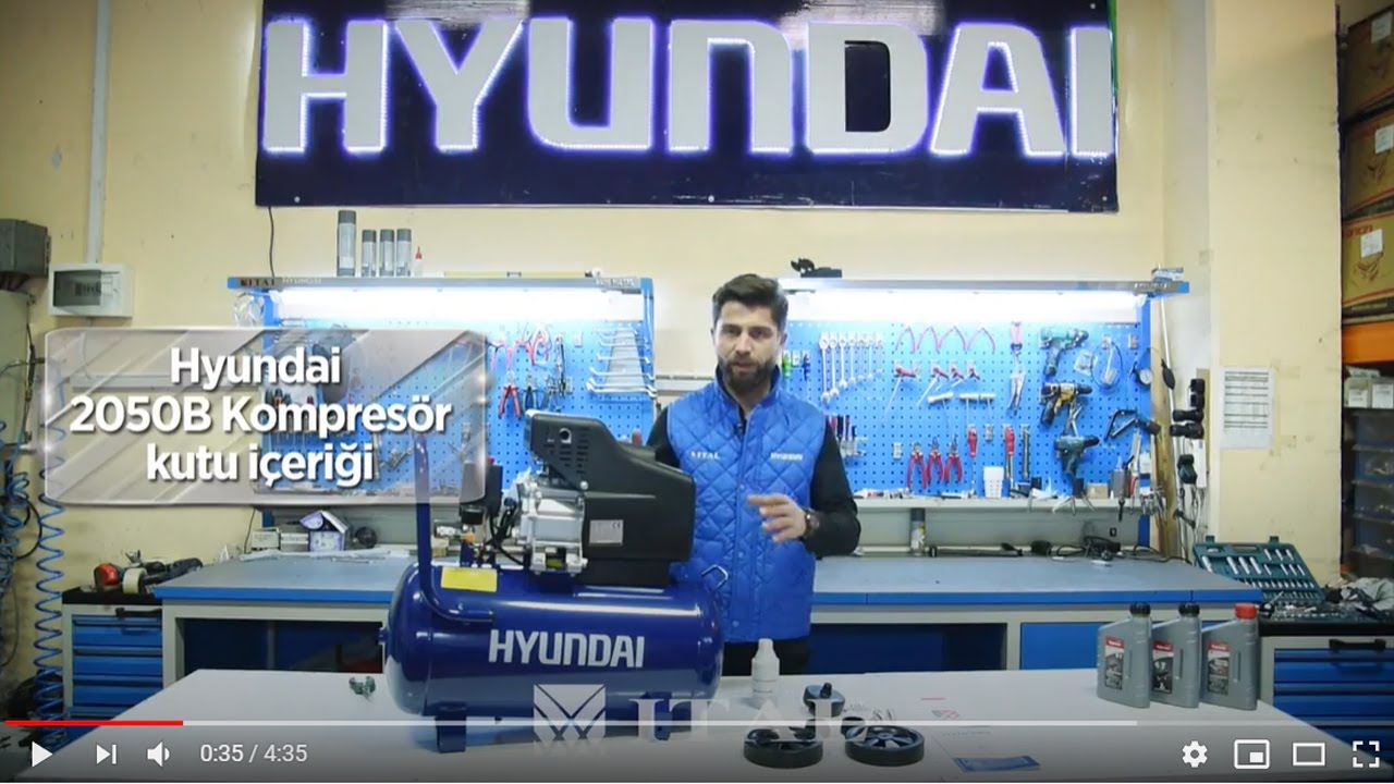 Hyundai 2050-B Kompresör Kutu Açılış ve Kurulumu