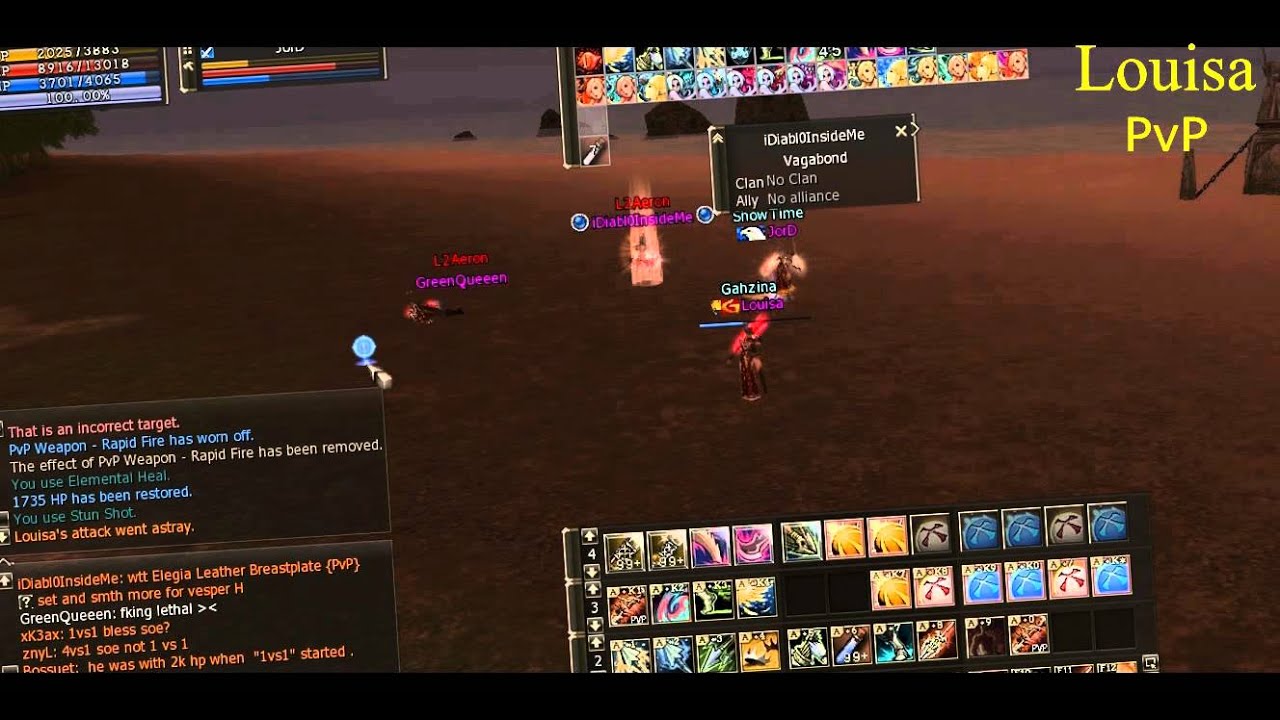 L2 Aeron Louisa PvP (Moonlight Sentinel)
