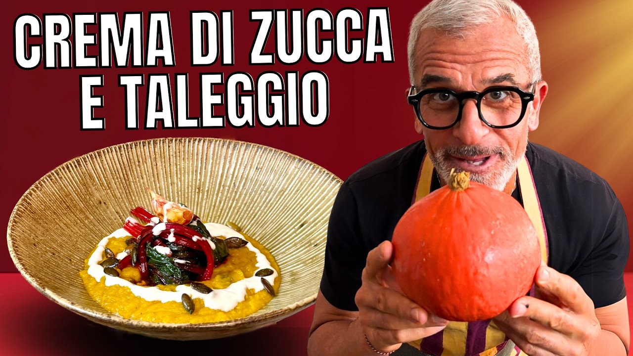 Questa Crema di Zucca e Taleggio è davvero deliziosa! Prova la Ricetta di Chef Max Mariola