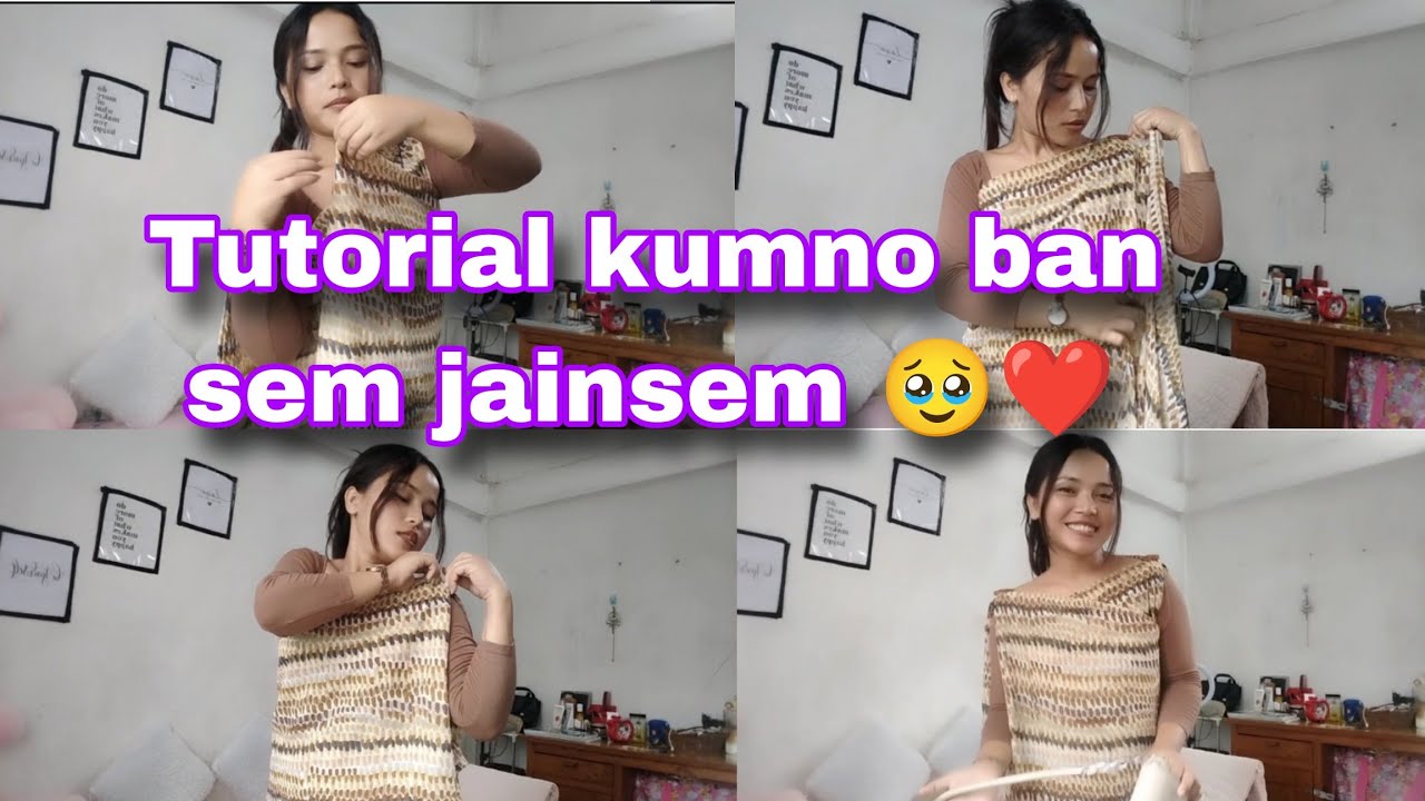 Tutorial kmno ban sem jainsem✨||khasi traditional attire 😍❤️ #jainsem #khasitraditionalattire #grace