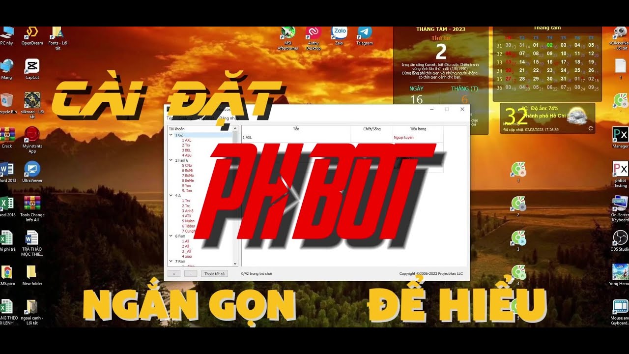 HƯỚNG DẪN CÀI PHBOT MỚI NHẤT - NGẮN GỌN - DỂ HIỂU