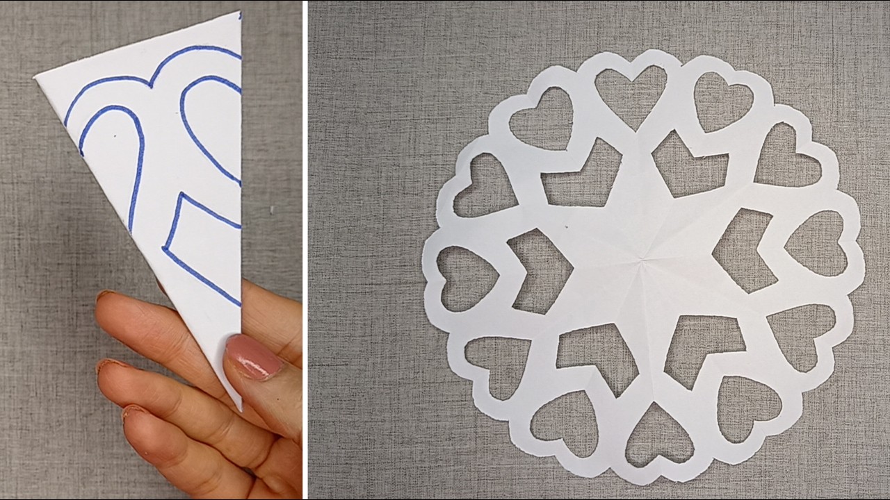 DIY, How to make Beauty snowflake?@ArtCraftEdu#diy #paper #craft #snowflakes