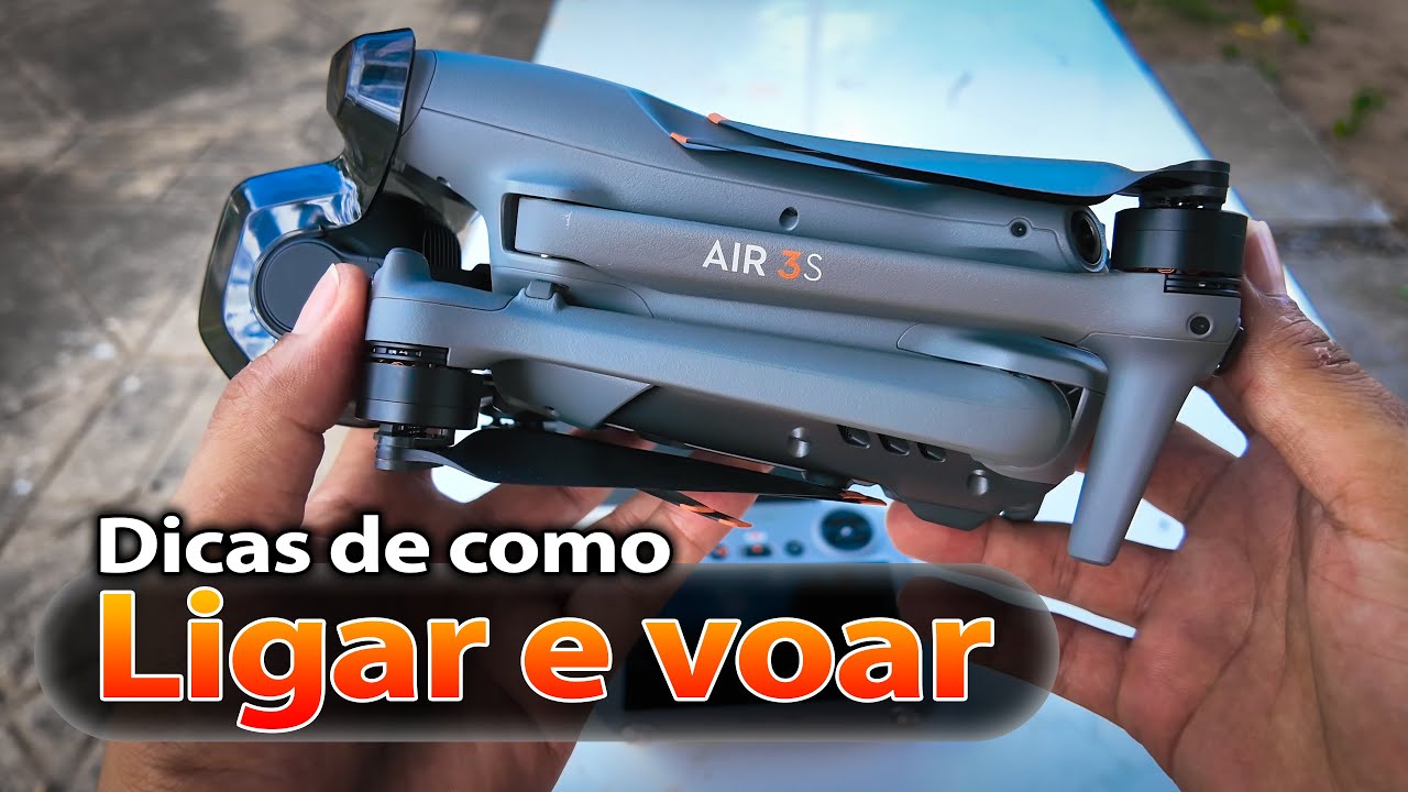 Como ligar e voar o DJI AIR 3S? Dicas de voo.