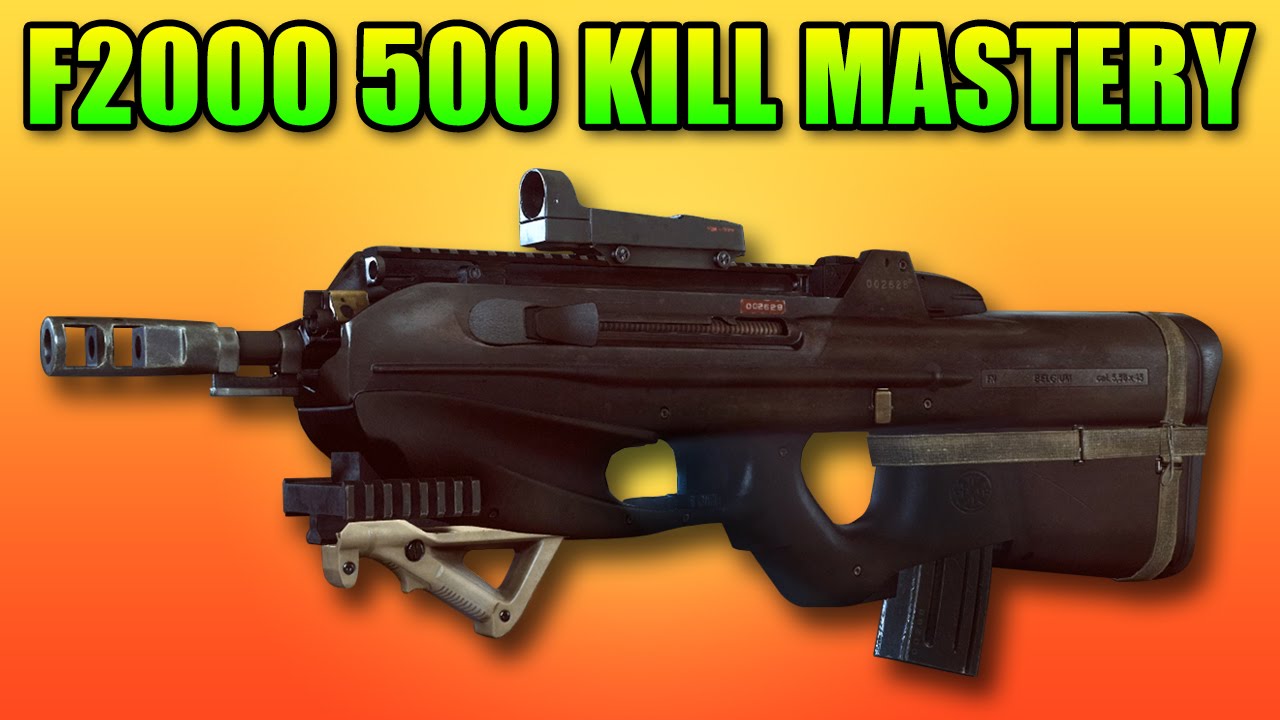BF4 F2000 Dog Tag 500 Kill Mastery | Battlefield 4 Assault Rifle Gameplay
