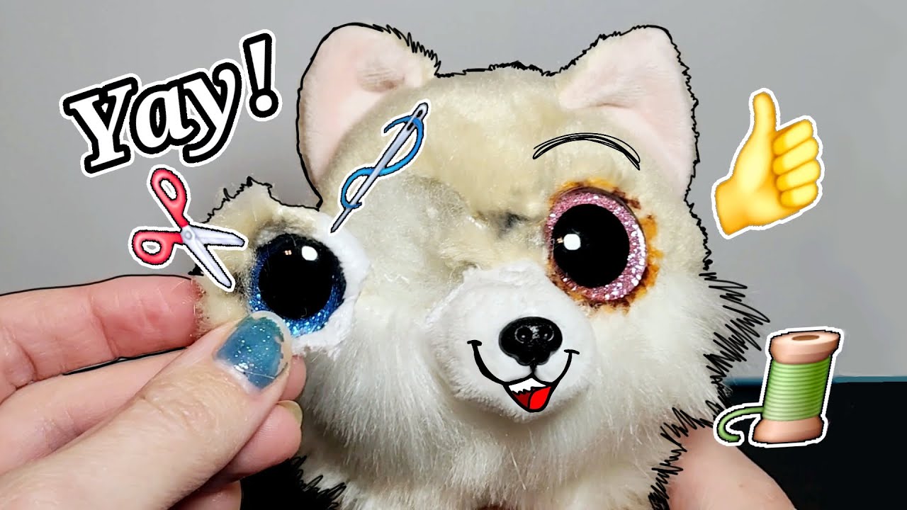Switching Beanie Boo Eyes + TUTORIAL!