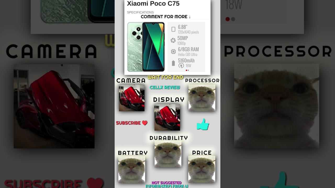 🤩XIAOMI POCO C75 REVIEW EDIT 🤔🗿#review#cat#smartphone#memes#memes#nokia6600#shortsfeed#shorts#fyp