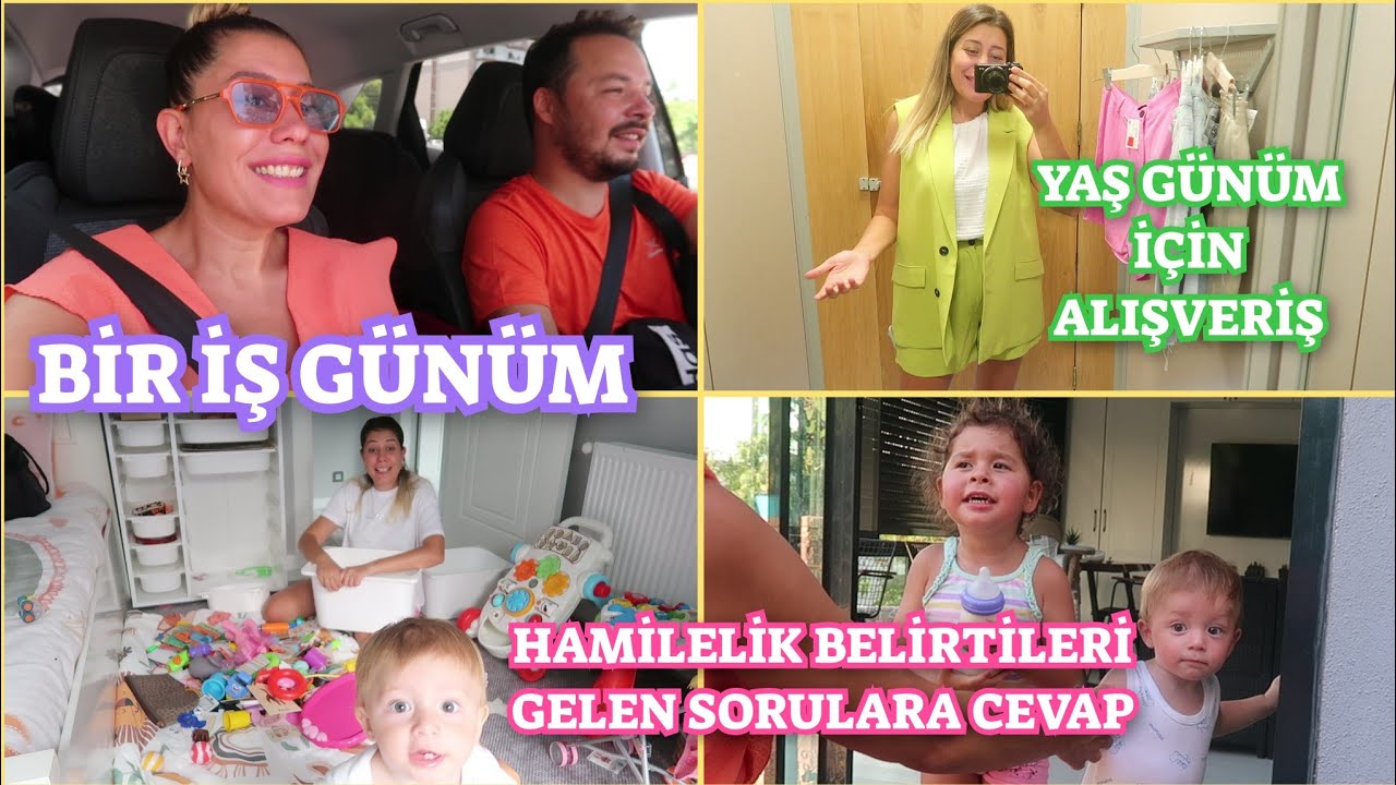 HAMİLELİK BELİRTİLERİ😱AMA DEĞİLİM,72 SAAT VLOG🥳YAŞ GÜNÜM İÇİN ALIŞVERİŞ