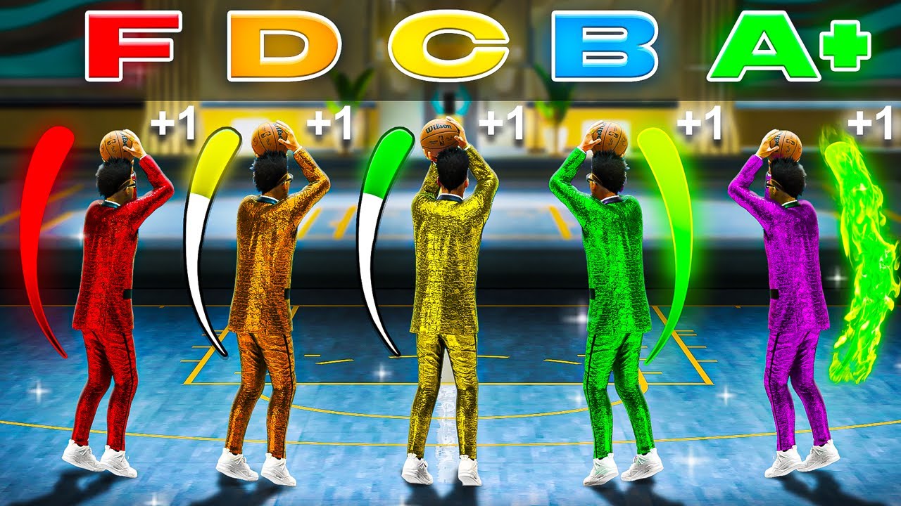 NBA 2K23 But Every GREEN JUMPSHOT is +1 Upgrade..